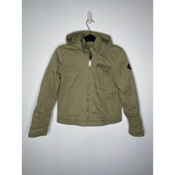 Hollister Co. Women's Jacket Size Medium Green quilted - Picture 1 of 8